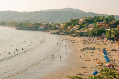 Ixtapa Zihuatanejo, Meksika 'daki La Ropa plajının bir resmi - 2 Mayıs 2023. Yüksek kalite fotoğraf