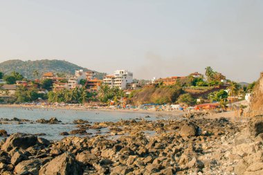 Ixtapa Zihuatanejo, Meksika 'daki La Ropa plajının bir resmi - 2 Mayıs 2023. Yüksek kalite fotoğraf