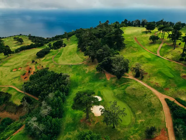 Palheiro Ferreiro golf sahası, Funchal, Madeira Adası, Portekiz.