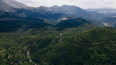 view of Dedegol Tepesi Mountain in Turkey. High quality photo clipart