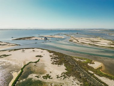 Murcia İspanya - La Manga del Mar Menor Sahili. Yüksek kalite fotoğraf