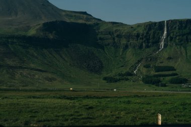 Lomagnupur a Mountain on the South Coast of Iceland. High quality photo clipart