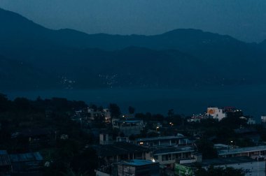 street in Town, beach and mountains, San Pedro la Laguna, Solola Guatemala - 2 sep 2024. High quality photo clipart