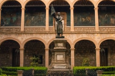 Meksika, Michoacan, Morelia - 2 Mayıs 2024 popüler bir turizm merkezi. Yüksek kalite fotoğraf