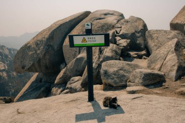 Seul, Bukhansan Ulusal Parkı 'nda taşın zirvesi, sep, 22024. Yüksek kalite fotoğraf