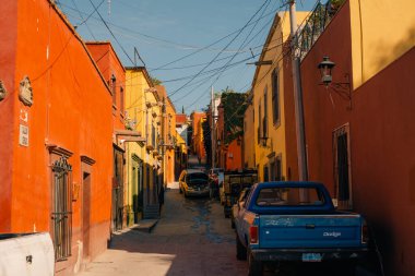 Meksika 'da San Miguel Allende, Meksika' da 2 sep 2024 adında güzel bir kadın. Yüksek kalite fotoğraf
