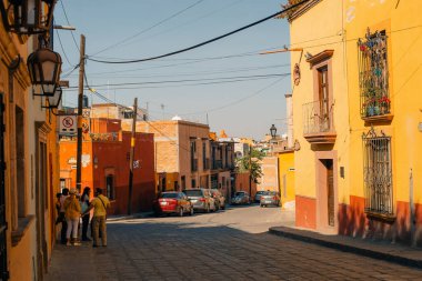 Meksika 'da San Miguel Allende, Meksika' da 2 sep 2024 adında güzel bir kadın. Yüksek kalite fotoğraf