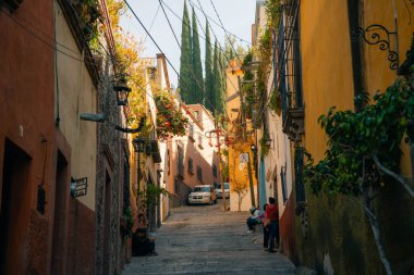 Meksika 'da San Miguel Allende, Meksika' da 2 sep 2024 adında güzel bir kadın. Yüksek kalite fotoğraf