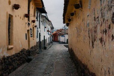 Cusco 'nun merkezi, Peru - Eylül 2, 2024. Yüksek kalite fotoğraf