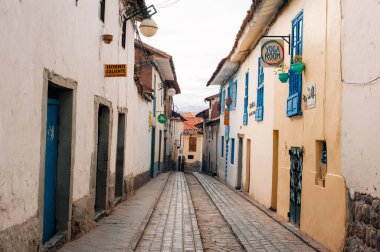 Cusco 'nun merkezi, Peru - Eylül 2, 2024. Yüksek kalite fotoğraf