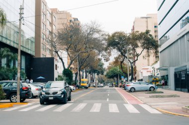 Lima, Peru - 26 Aralık 2024 Lima, Peru şehir merkezi. Yüksek kalite fotoğraf