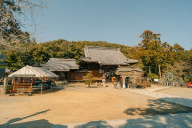 Konsenji Tapınağı, Tokushima Bölgesi, Japonya 'daki tarihi Shikoku Hac yolculuğu, 2 Mayıs 2025. Yüksek kalite fotoğraf