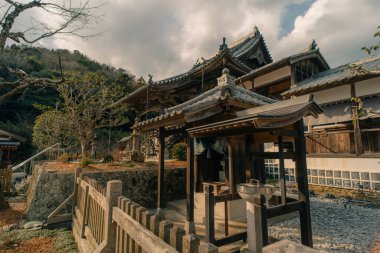 Dainichiji Tapınağı, Japonya, Tokushima 'daki Shikoku Hac yolculuğunun 13. durağı. Huzurlu bir Budist tapınağı.