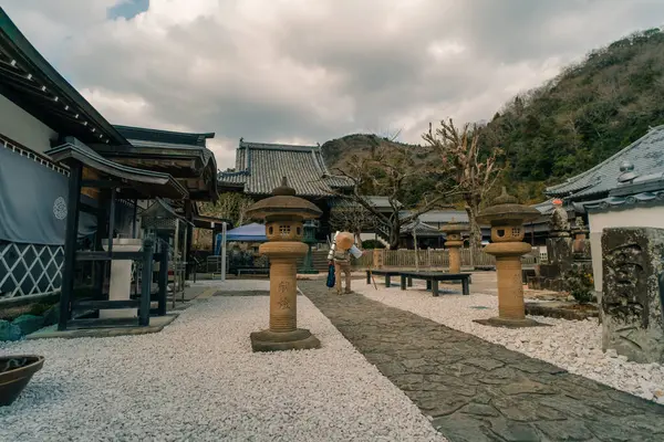 Dainichiji Tapınağı, Japonya, Tokushima 'daki Shikoku Hac yolculuğunun 13. durağı. Huzurlu bir Budist tapınağı.