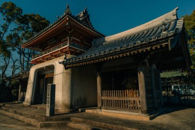 Anrakuji Tapınağı, Shikoku haccında 6., huzurlu kutsal mekan. Yüksek kalite fotoğraf