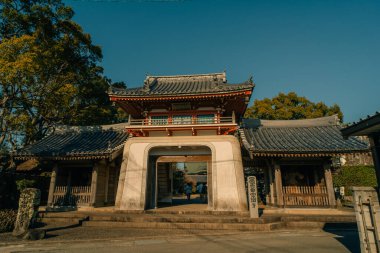 Anrakuji Tapınağı, Shikoku haccında 6., huzurlu kutsal mekan. Yüksek kalite fotoğraf