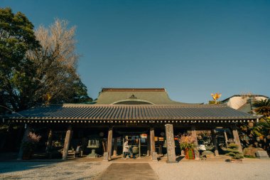 Anrakuji Tapınağı, Shikoku haccında 6., huzurlu kutsal mekan. Yüksek kalite fotoğraf