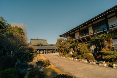 Anrakuji Tapınağı, Shikoku haccında 6., huzurlu kutsal mekan. Yüksek kalite fotoğraf