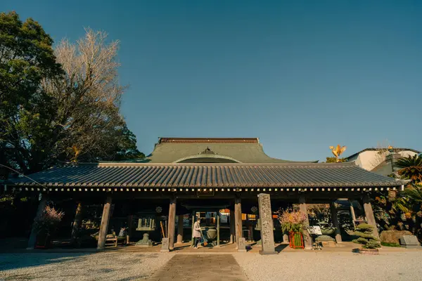 Anrakuji Tapınağı, Shikoku haccında 6., huzurlu kutsal mekan. Yüksek kalite fotoğraf