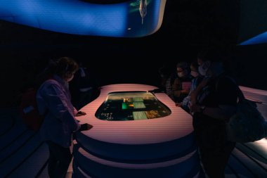 Osaka-Kansai, Japonya - 2 Mayıs 2025 Osaka fuarındaki pavyonun görüntüsü. Yüksek kalite fotoğraf