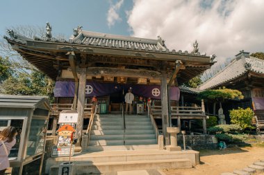Horinji Tapınağı, Tokushima, Japonya 'daki Shikoku Hac seferinin 9. durağı - 2 Mayıs 2025. Yüksek kalite fotoğraf