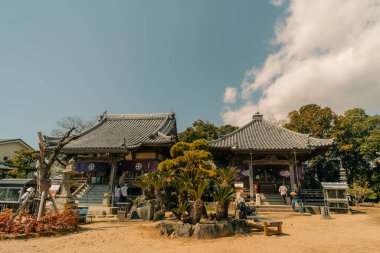 Horinji Tapınağı, Tokushima, Japonya 'daki Shikoku Hac seferinin 9. durağı - 2 Mayıs 2025. Yüksek kalite fotoğraf