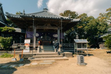 Horinji Tapınağı, Tokushima, Japonya 'daki Shikoku Hac seferinin 9. durağı - 2 Mayıs 2025. Yüksek kalite fotoğraf
