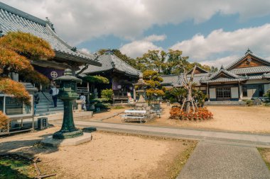 Horinji Tapınağı, Tokushima, Japonya 'daki Shikoku Hac seferinin 9. durağı - 2 Mayıs 2025. Yüksek kalite fotoğraf