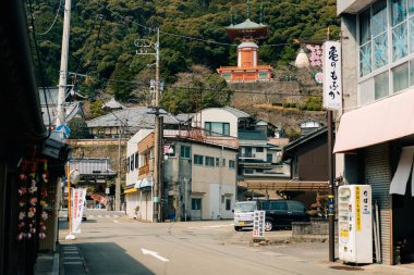 Tokushima, Japonya - 3 Mayıs 2025 Havadan Minami, Kaifu Bölgesi. Yüksek kalite fotoğraf