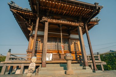  Tokushima, Japonya - 2 Mayıs 2025 Awa Kokubun Tapınağı No. Shikoku haccında 14 kişi. Yüksek kalite fotoğraf