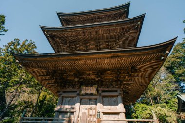 Tokushima, Japonya - 2 Mayıs 2025 Kakurinji Tapınağı No. Shikoku haccında 20 kişi. Yüksek kalite fotoğraf