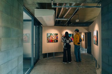 Kyoto, Japonya - 3 Mayıs 2025 Kyotographie Uluslararası Fotoğraf Festivali. Yüksek kalite fotoğraf