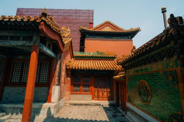 Pekin, Çin Yasak Şehir Kuzey Kapısı 'nda. Yüksek kalite fotoğraf