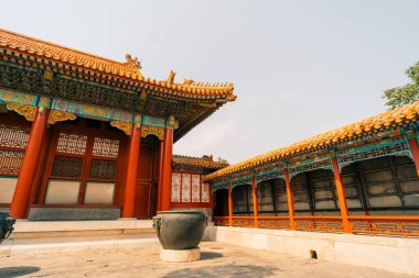 Pekin, Çin Yasak Şehir Kuzey Kapısı 'nda. Yüksek kalite fotoğraf
