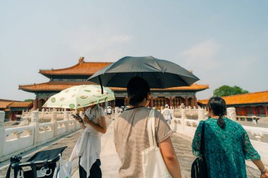 Pekin, Çin Yasak Şehir Kuzey Kapısı 'nda. Yüksek kalite fotoğraf