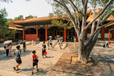 Pekin, Çin Yasak Şehir Kuzey Kapısı 'nda. Yüksek kalite fotoğraf