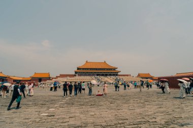 Pekin, Çin Yasak Şehir Kuzey Kapısı 'nda. Yüksek kalite fotoğraf