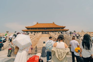 Pekin, Çin Yasak Şehir Kuzey Kapısı 'nda. Yüksek kalite fotoğraf