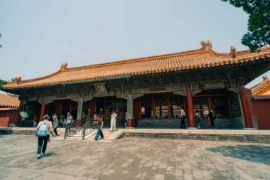 Pekin, Çin Yasak Şehir Kuzey Kapısı 'nda. Yüksek kalite fotoğraf