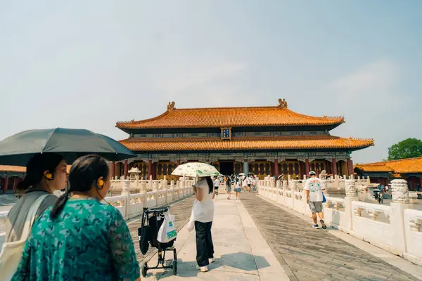 Pekin, Çin Yasak Şehir Kuzey Kapısı 'nda. Yüksek kalite fotoğraf