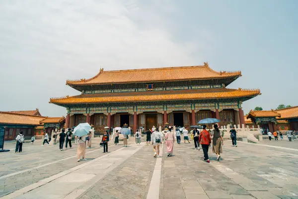 Pekin, Çin Yasak Şehir Kuzey Kapısı 'nda. Yüksek kalite fotoğraf