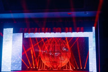 BEIJING, ÇİN - 2 Haziran 2025 Red Theatre Chongwen İşçi Kültür Sarayı Tiyatrosu olarak bilinir. Yüksek kalite fotoğraf