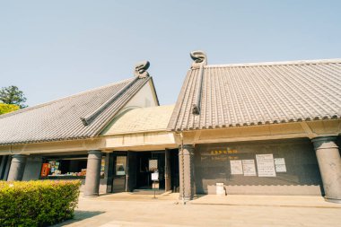 Shikoku, Japonya - 2 Mayıs 2025 Yashima Tapınağı No. Japonya 'nın Kagawa bölgesindeki Shikoku Haccında 84 kişi. Yüksek kalite fotoğraf