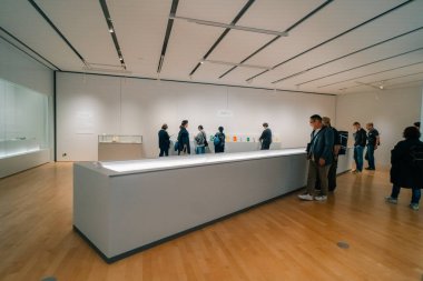 Tokyo, Japonya- 21 Haziran 2025 Sumida Hokusai Müzesi Sumida City, Tokyo, Japonya 'da Katsushika Hokusai' nin yaşam sanatı üzerine sergilenmektedir. Yüksek kalite fotoğraf