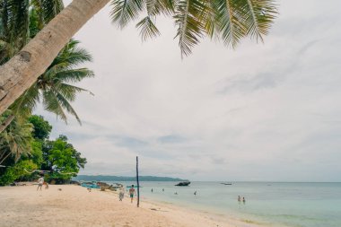 Boracay Adası, Filipinler - 2 Mayıs 2025 Lambros Point, Diniwid Sahili. Yüksek kalite fotoğraf