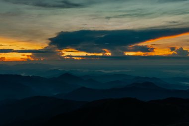 Dağ Pulag, Dağ Eyaleti, Filipinler. Yüksek kalite fotoğraf