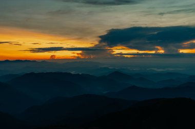 Dağ Pulag, Dağ Eyaleti, Filipinler. Yüksek kalite fotoğraf