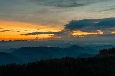 Dağ Pulag, Dağ Eyaleti, Filipinler. Yüksek kalite fotoğraf