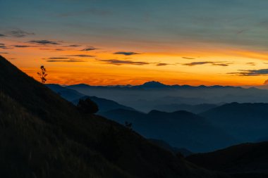 Dağ Pulag, Dağ Eyaleti, Filipinler. Yüksek kalite fotoğraf