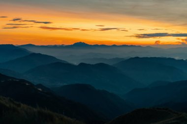 Dağ Pulag, Dağ Eyaleti, Filipinler. Yüksek kalite fotoğraf